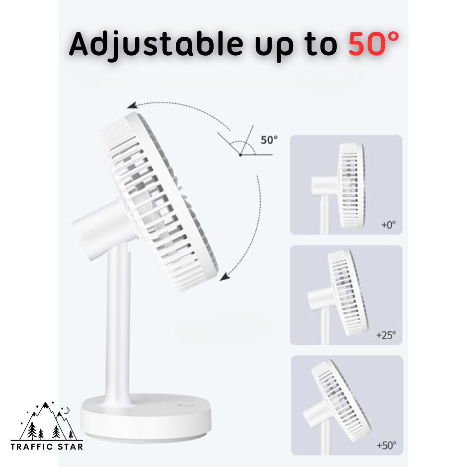 USB Rechargeable Table Fan
