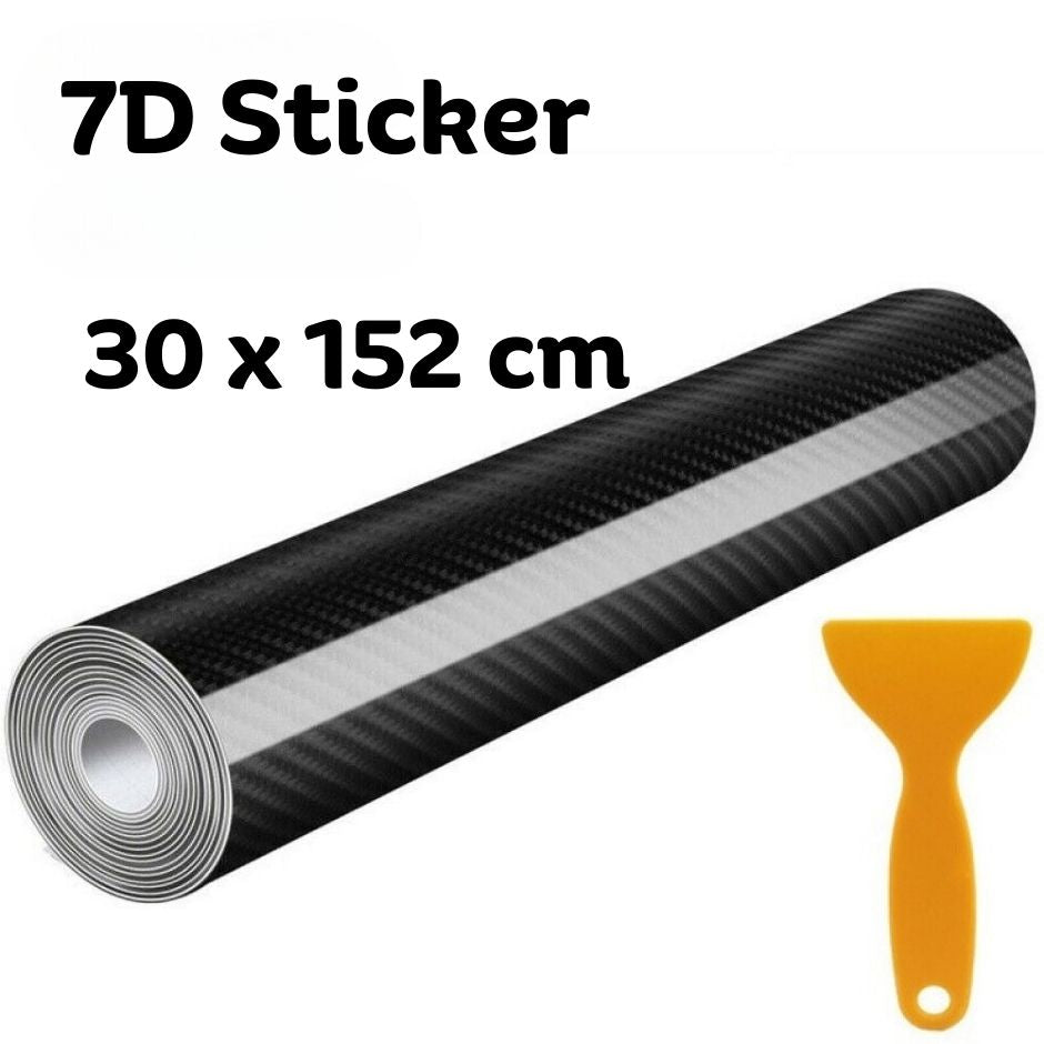 7D Carbon Fiber Wrap Sticker Waterproof for Car and Motorcycle