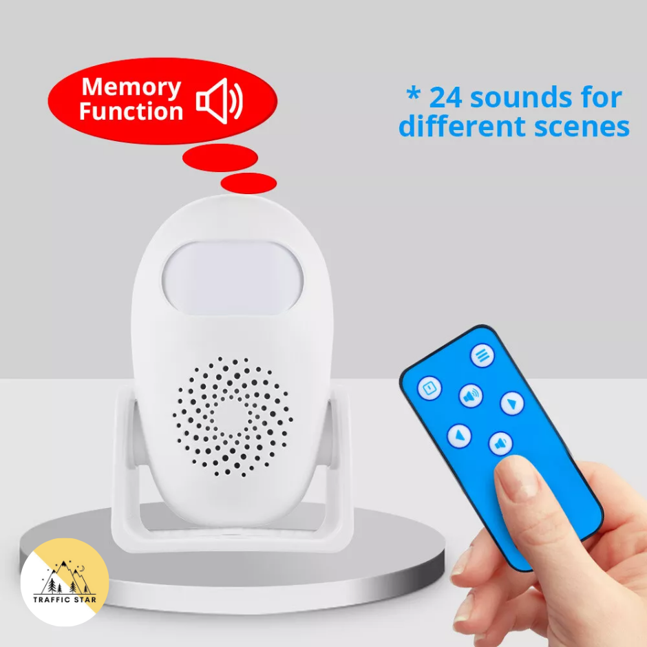 Wireless Entry Doorbell Welcome Motion Sensor Detector Gate Chime Alert Security