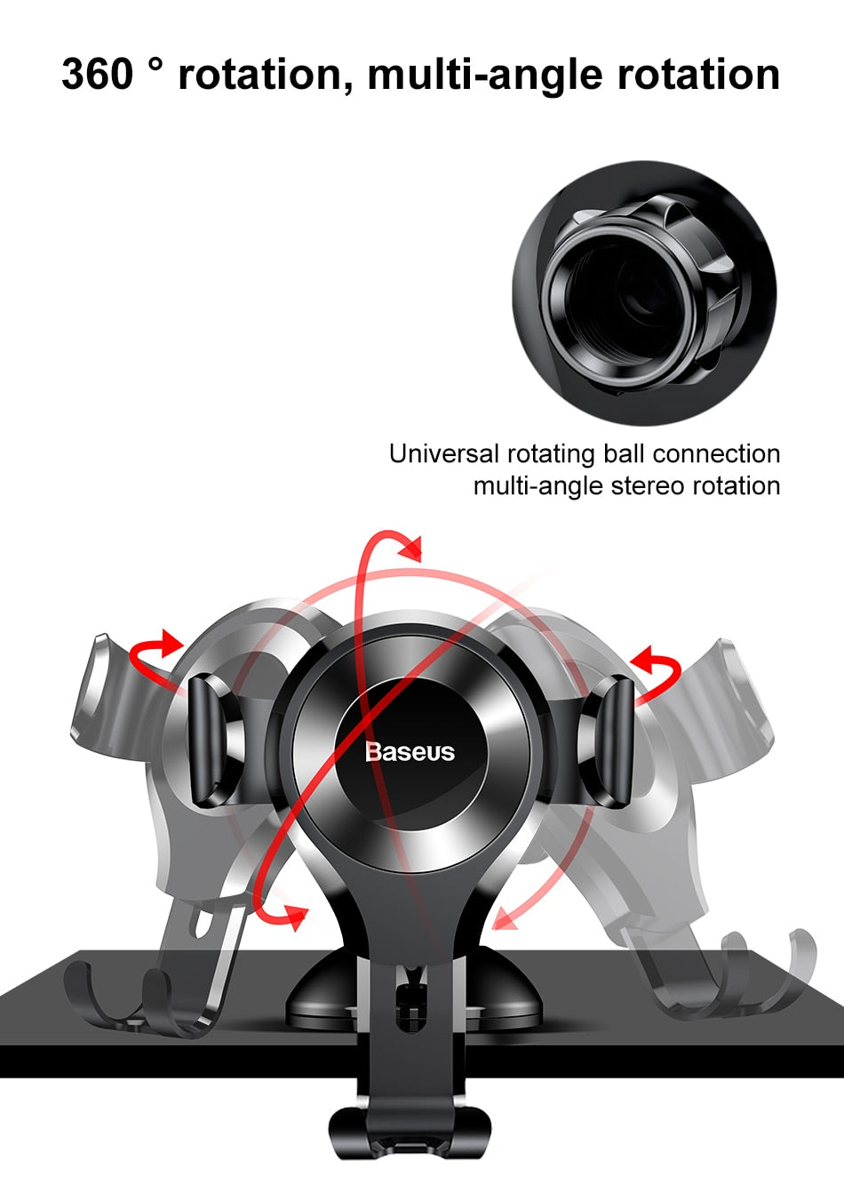 Baseus Car Phone Holder Dashboard Sucker
