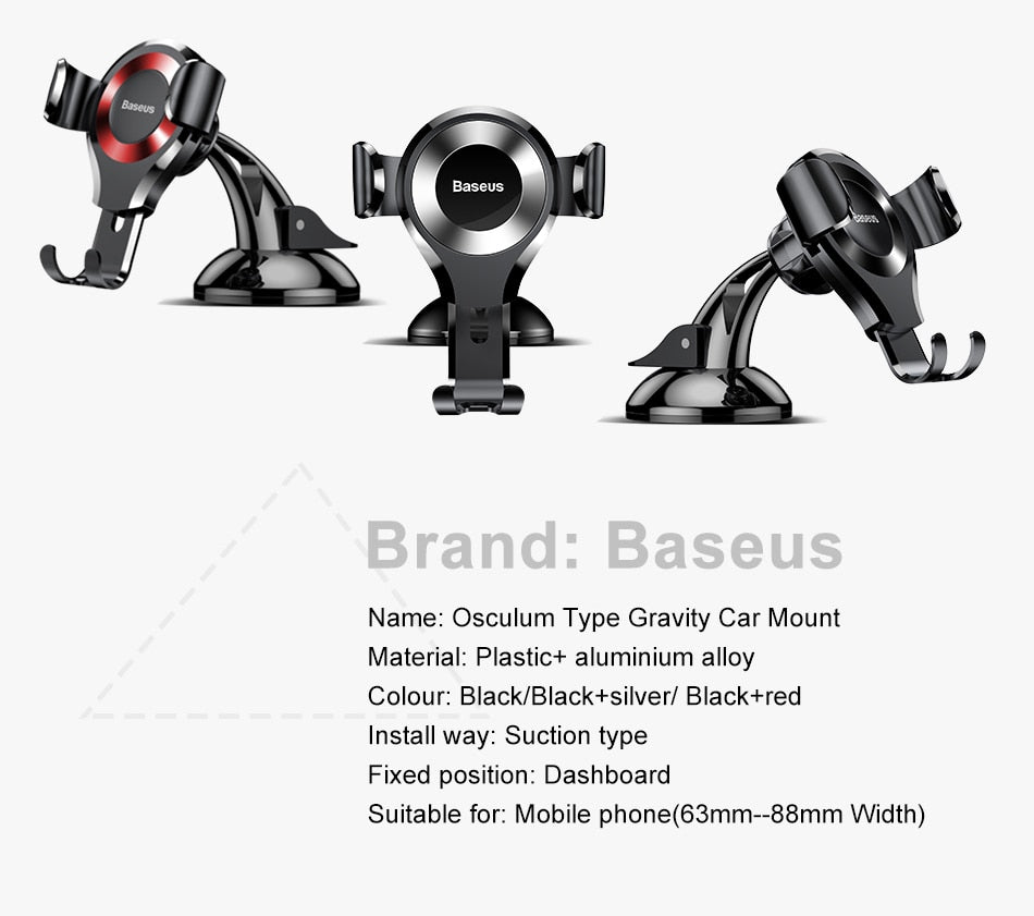 Baseus Car Phone Holder Dashboard Sucker