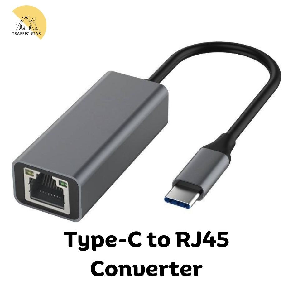 Type-C to RJ45 Converter Gigabit Ethernet LAN Adapter