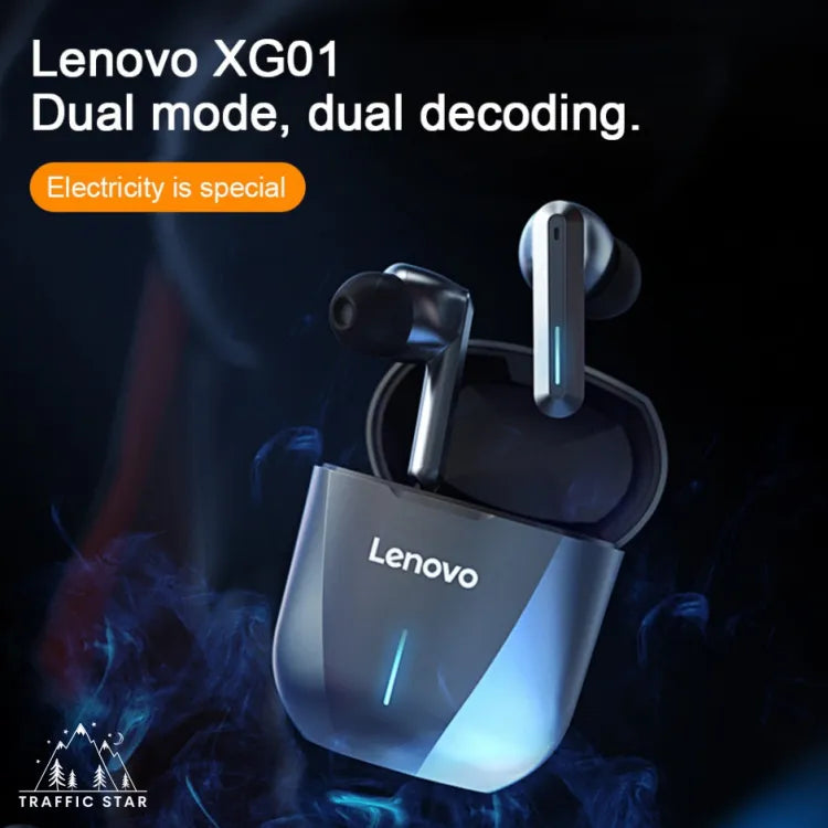 Lenovo XG01 Gaming Earbuds Low Latency TWS Ipx5 Waterproof Earbuds