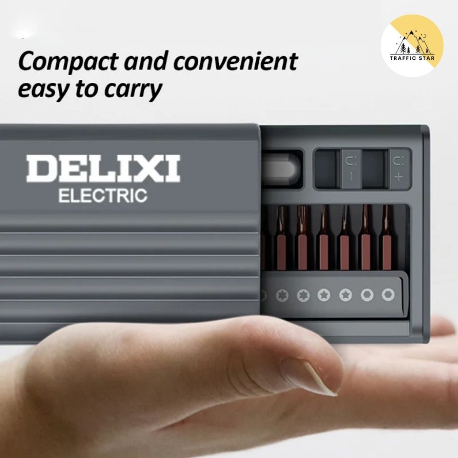 Delixi 26-in-1 Screwdriver Set, Multifunctional Maintenance Tools