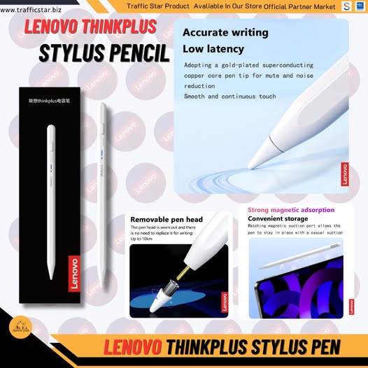 Lenovo BP17BL Multi-functional Stylus Pencil for Android iOS Tablet