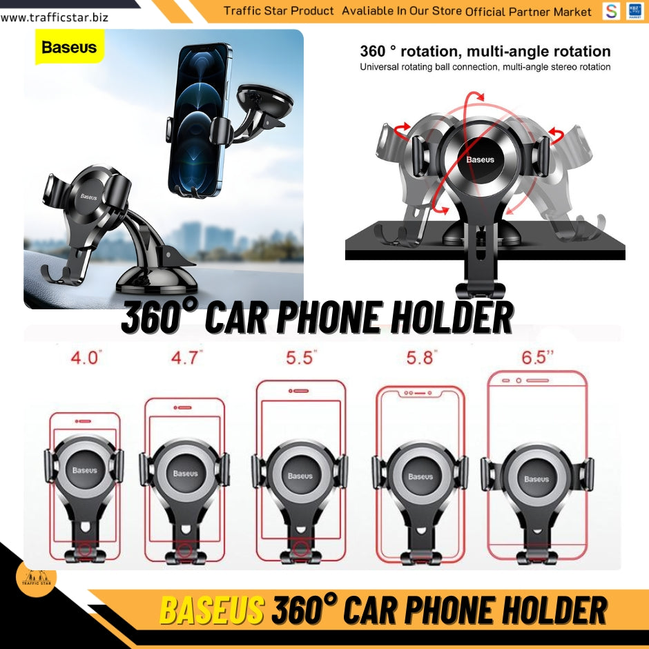 Baseus Car Phone Holder Dashboard Sucker