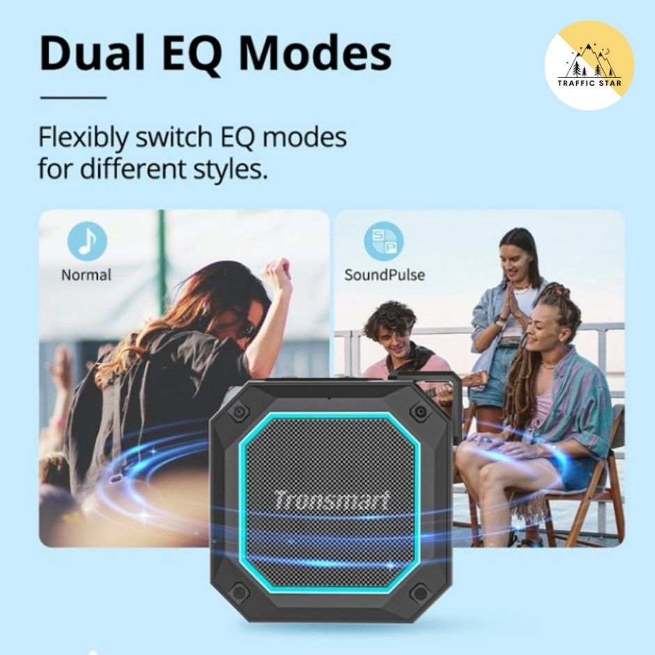 Tronsmart Groove 2 Wireless Speaker IPX7 Waterproof RGB 10W