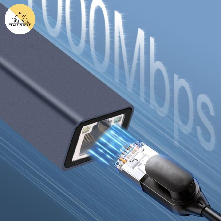 Type-C to RJ45 Converter Gigabit Ethernet LAN Adapter