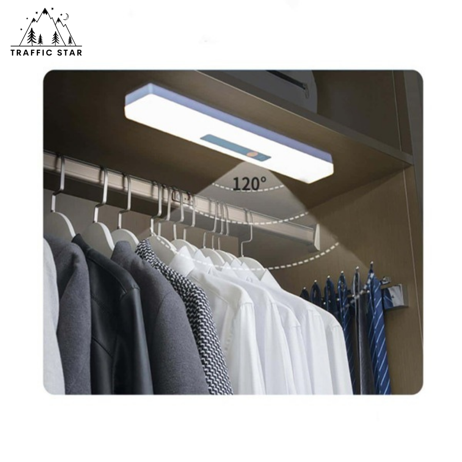 Wall Mount Rechargeable Sensor LED Light Bar 210mm