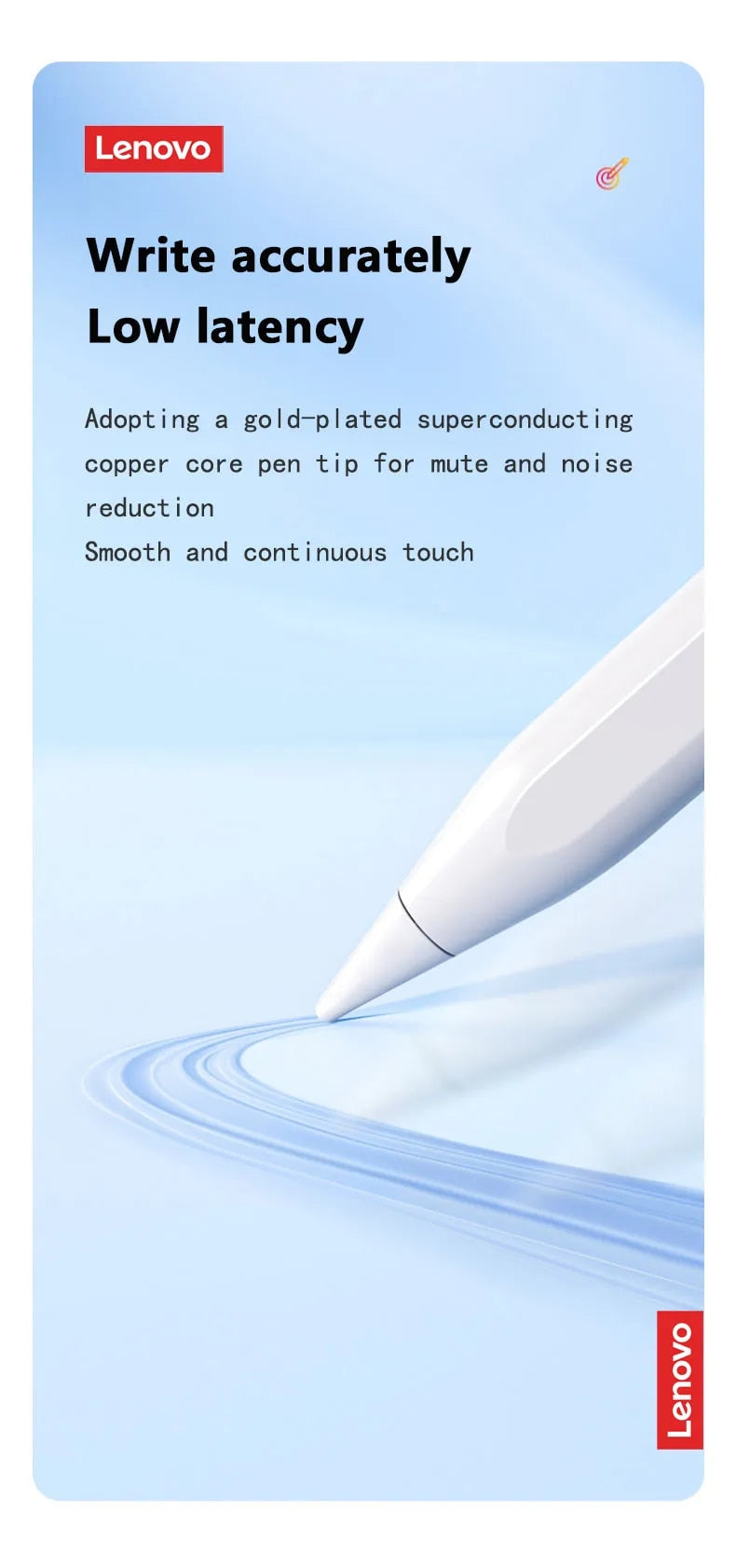 Lenovo BP17BL Multi-functional Stylus Pencil for Android iOS Tablet