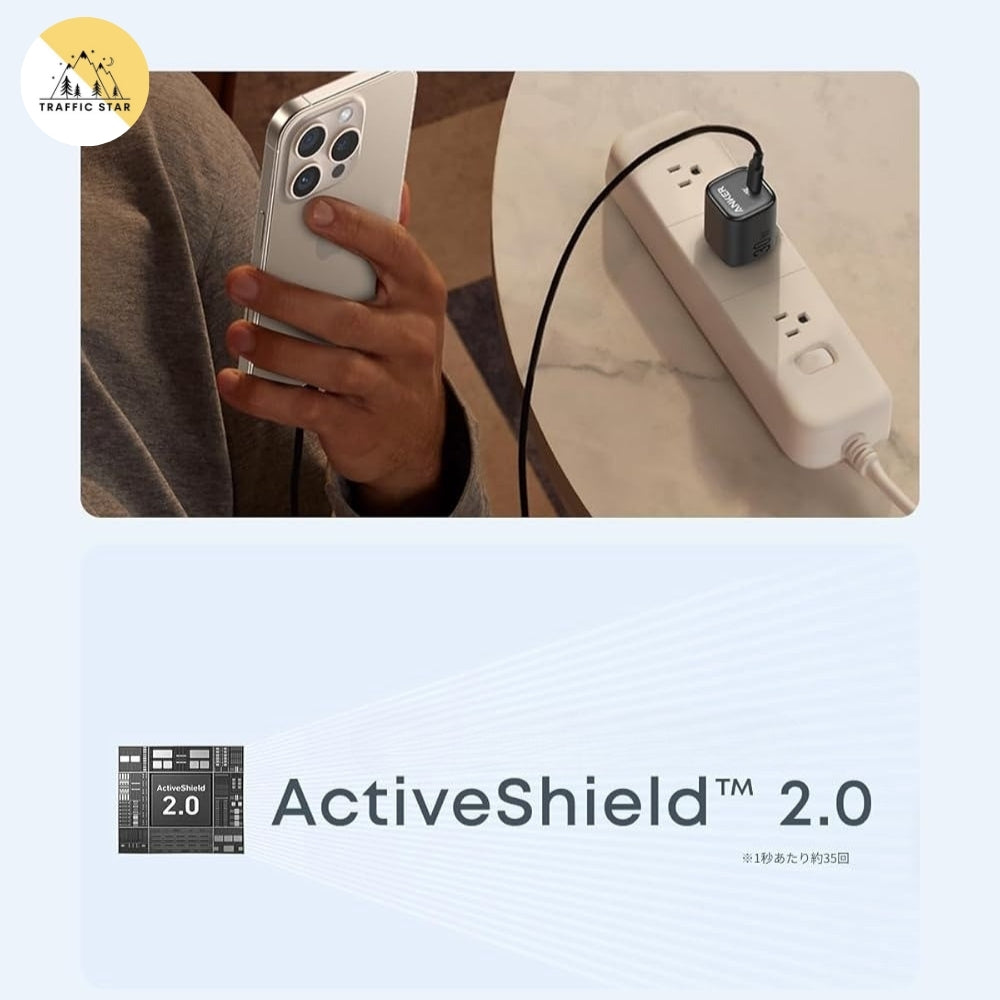 Anker Zolo Charger Type C PIQ 3.0 Foldable PPS Fast Charger (30W)