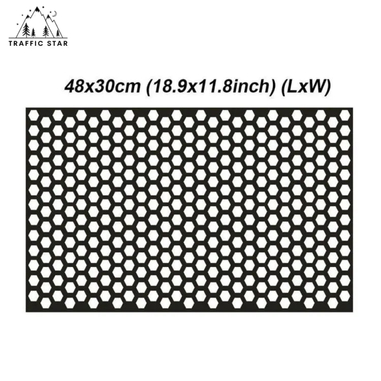 Honeycomb Pattern Car Light Lamp Film Sticker