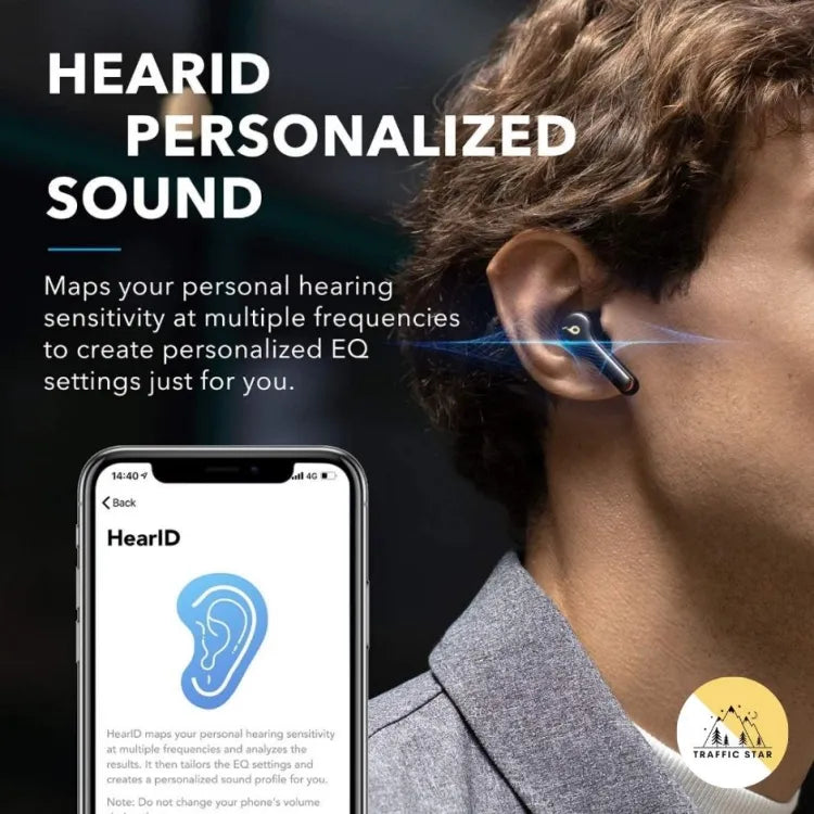 Anker Soundcore Liberty Air 2 TWS with Diamond-Inspired Drivers and 4 Microphones with Uplink Noise Cancellation