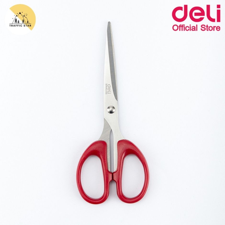 Deli 16cm Durable Stainless Steel Scissors