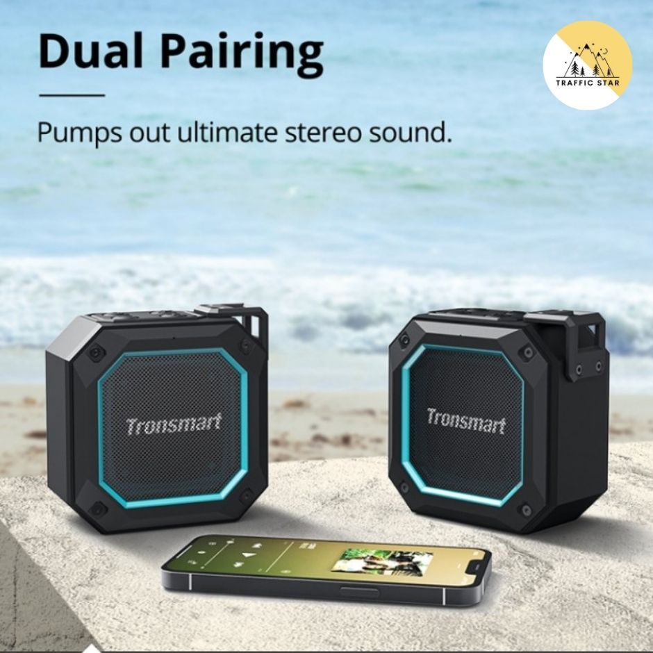 Tronsmart Groove 2 Wireless Speaker IPX7 Waterproof RGB 10W