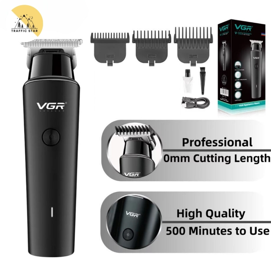 VGR Men's Hair Clipper Electric Cordless Rechargeable V-933 Professional Beard Hair Trimmer