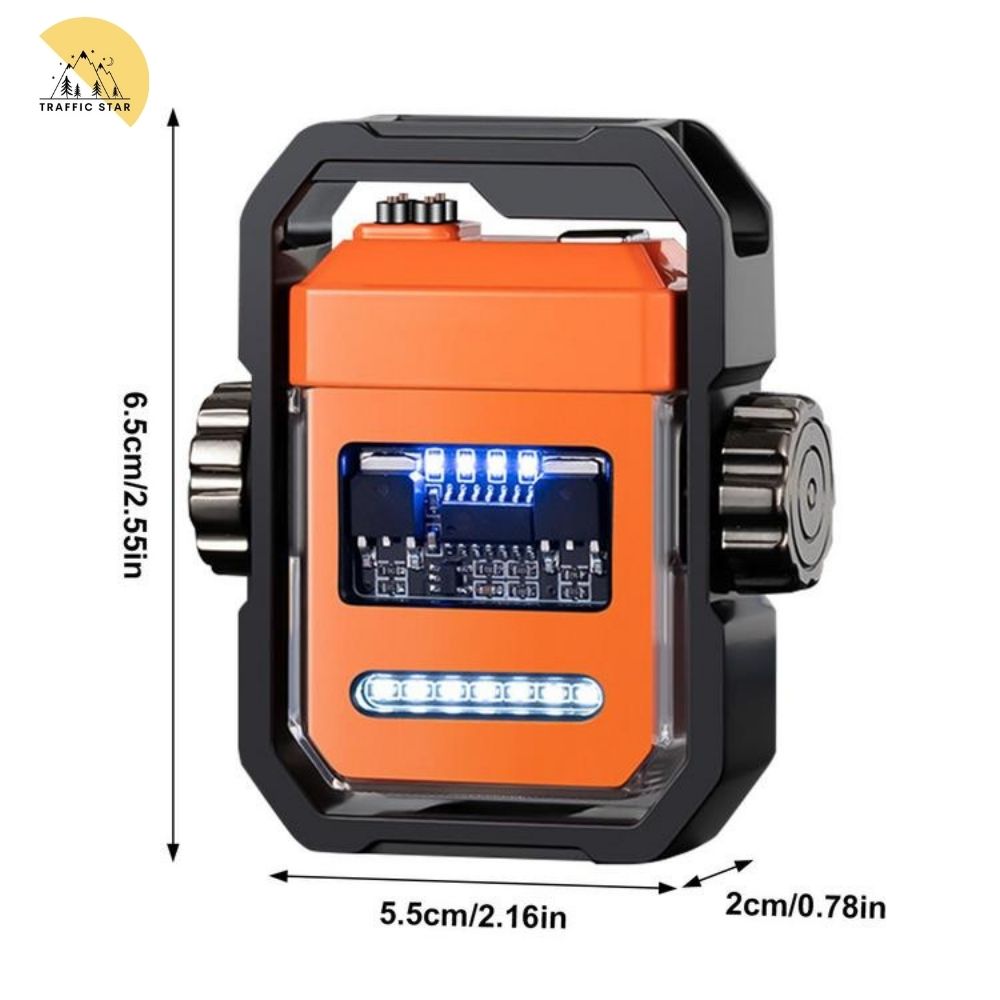 Electric Double Arc Lighter Outdoor use Windproof
