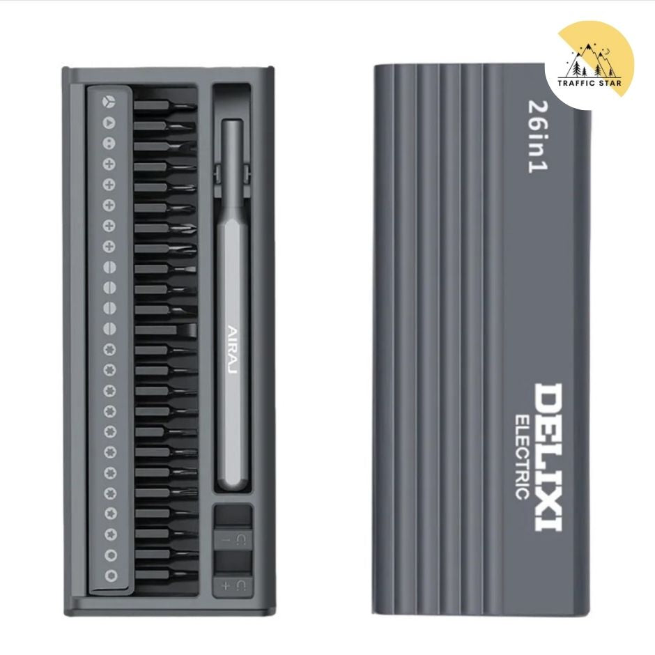 Delixi 26-in-1 Screwdriver Set, Multifunctional Maintenance Tools