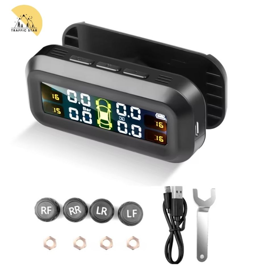 Car Tire Pressure Monitoring System Alarm Tool Temperature Sensor