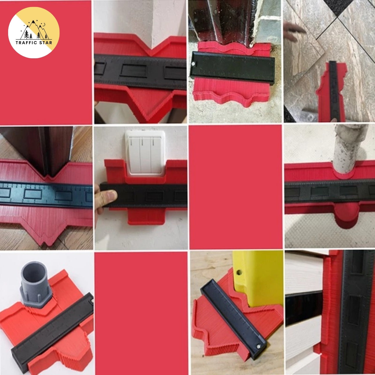 Compact 5-Inch Profile Gauge Tool for Precise Shape Matching