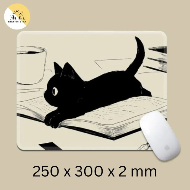 Cat Design Office Mousepad