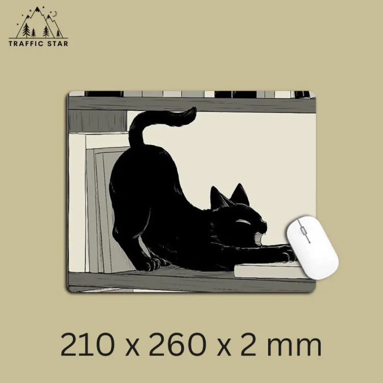 Cat Design Office Mousepad
