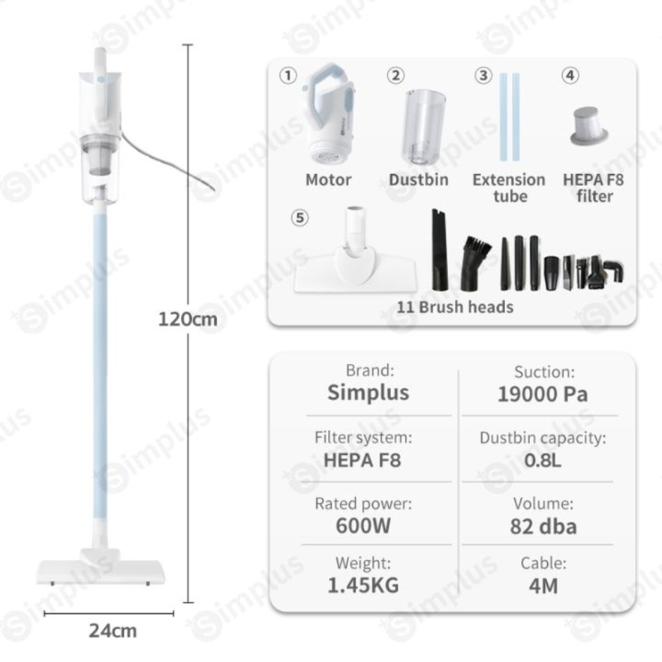 Simplus Vacuum Cleaner 16000Pa