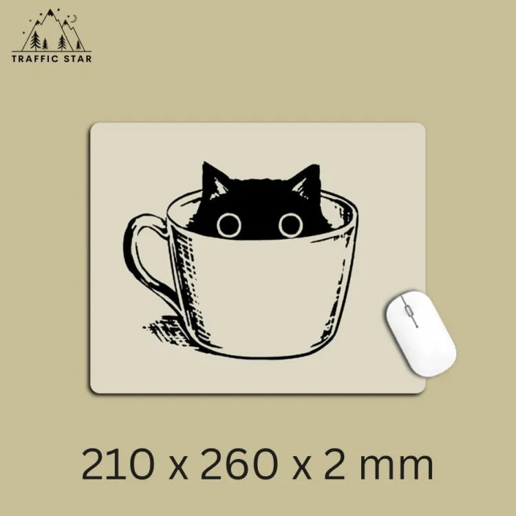 Cat Design Office Mousepad