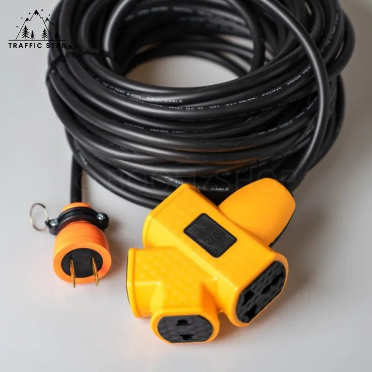 4 Way Split Plug, Brass Connector, Length 5 Meters