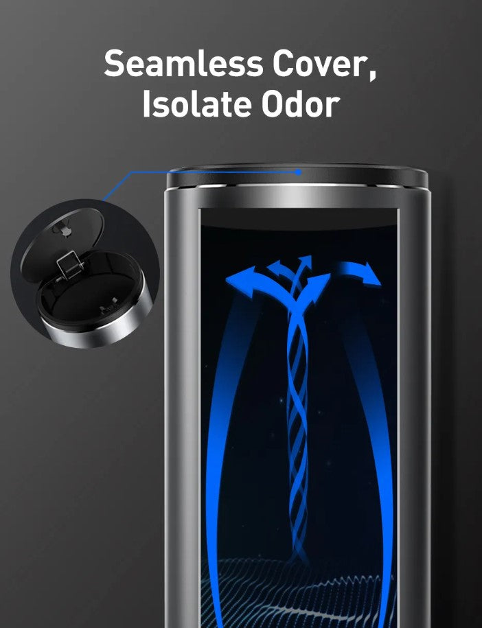 Baseus Car Trash Can Mini Desktop Storage Box Dust Bin Holder 500ml Large Capacity