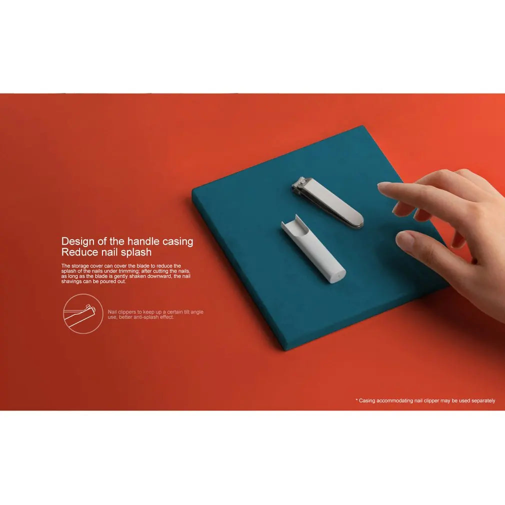 Xiaomi Mijia Stainless Steel Nail Clipper with Splash-proof Cover