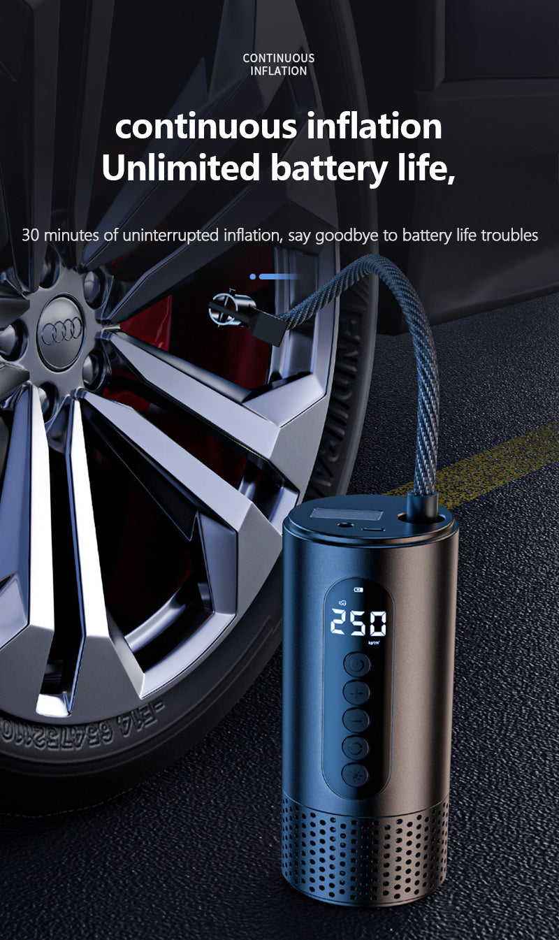 Wireless Mini Portable Car Air Pump Car Air Compressor 12V 150PSI