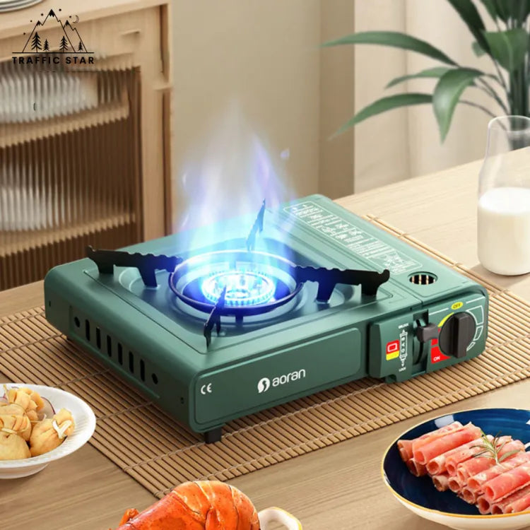 Aoran Portable Outdoor Gas Stove (Aoran တံဆိပ် အရည်အသွေးမြင့် ဂက်စ်မီးဖို)