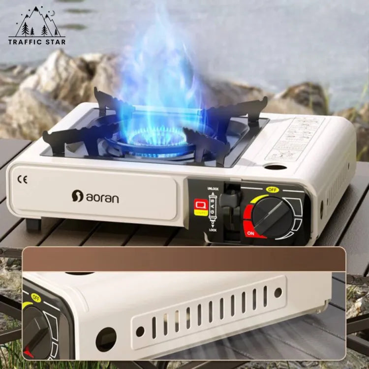 Aoran Portable Outdoor Gas Stove (Aoran တံဆိပ် အရည်အသွေးမြင့် ဂက်စ်မီးဖို)