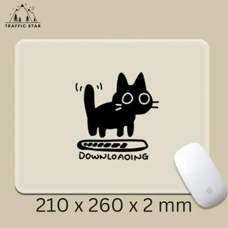 Cat Design Office Mousepad