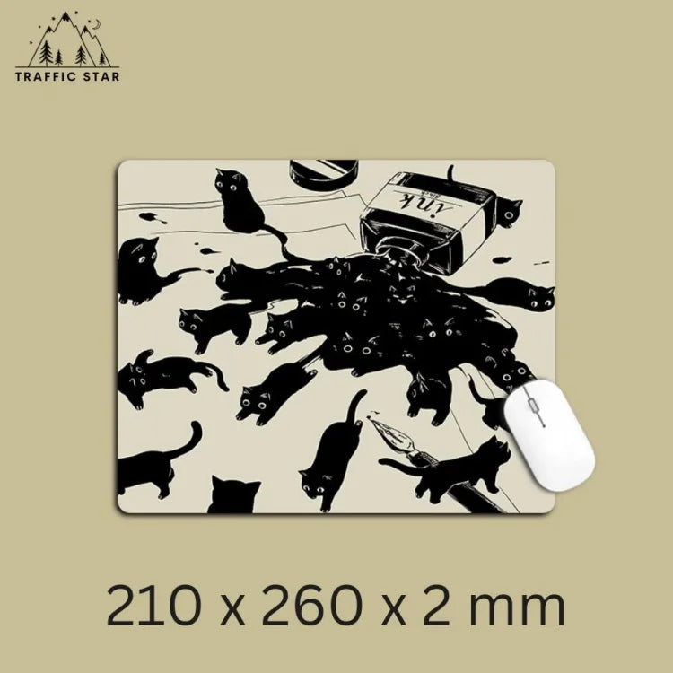 Cat Design Office Mousepad