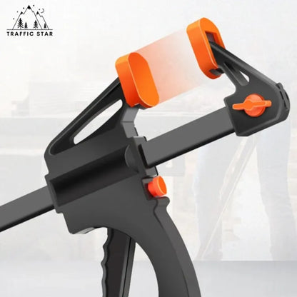 Adjustable manual clamp for woodworking, 4 inch clip, quick release, f clamp DIY Woodworking Tool