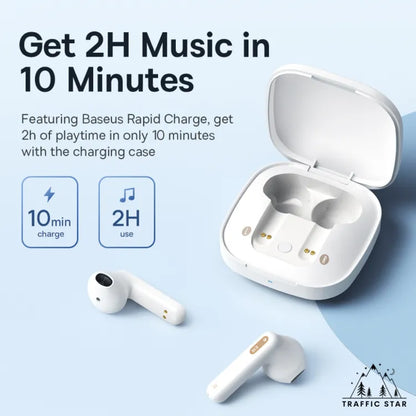 Baseus E16 TWS Earbuds Bluetooth 5.3 Wireless Earphones Waterproof Smart Touch