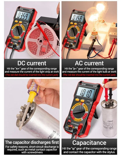 ANENG SZ305 Professional Multimeter 1999 Counts AC/DC Voltage Tester Ammeter Capacitor hFE Triode Hz Detector Electrician Tools