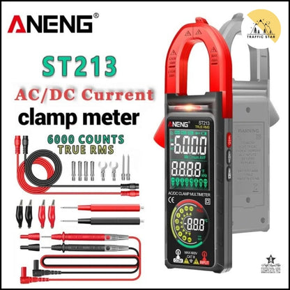 ANENG ST213 VA Clamp Meter Color Display Reverse Multimeter CAT III 6000 Counts True RMS Tester DC/AC Voltage Current Meter