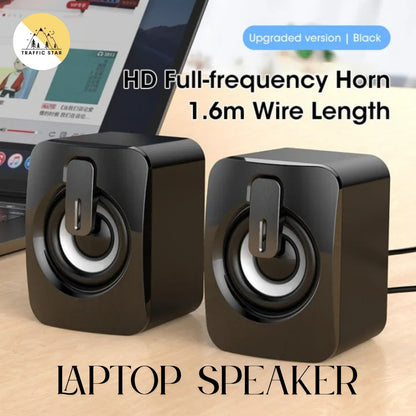 Niye Speakers Notebook speakers, clear sound and strong bass, fashion trend, USB direct power supply, easy to connect