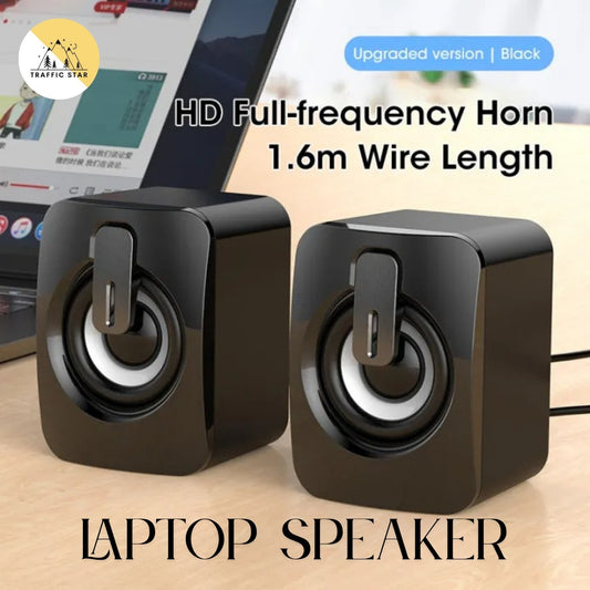Niye Speakers Notebook speakers, clear sound and strong bass, fashion trend, USB direct power supply, easy to connect