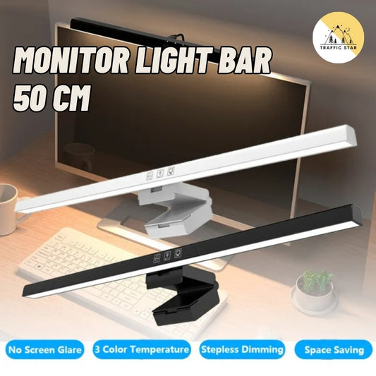 50cm Computer Monitor Light Bar Screen Hanging Lights Stepless Dimming USB Desk Lamp For Study Reading Light Table Monitor Lamp