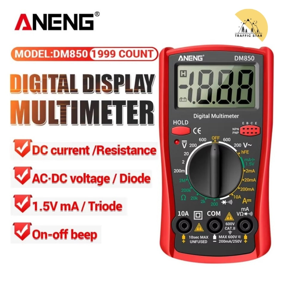 Aneng DM850 Digital Multimeter AC/DC Voltage Tester