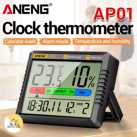 ANENG AP01 Hygrometer Thermometer Digital Air Temperature Humidity Monitor Meter