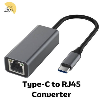 Type-C to RJ45 Converter Gigabit Ethernet LAN Adapter
