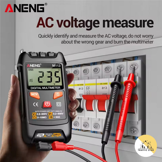 ANENG M113 Mini Portable Multimetro Tester 1999 Counts Mmultimetro Digital Multitester Auto Range Multimeter Tool