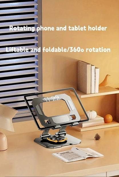 360° Rotating Metal Tablet Stand Universal Adjustable Lift Folding Non-slip