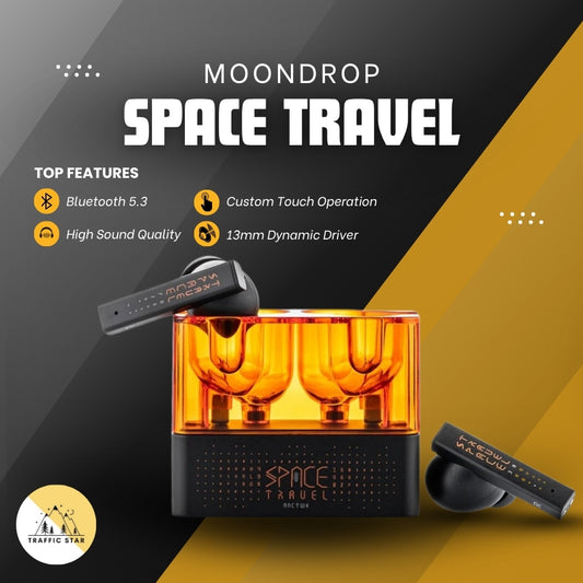 Moondrop Space Travel-Bluetooth 5.3 13mm Dynamic Driver True Wireless Stereo Earphones