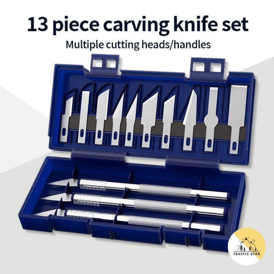 13 pcs Metal Craving Cutting Pen Hand Tool DIY Precision Repair Tool
